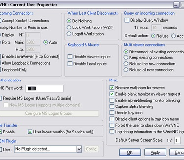 UltraVNC screenshot