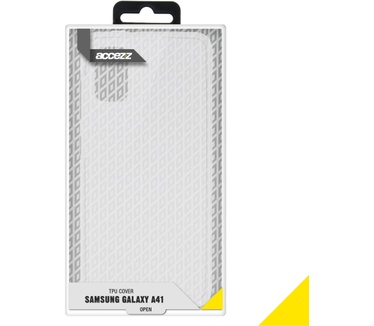 Accezz Clear Backcover Samsung Galaxy A41 - Transparant (Galaxy A41) Transparant