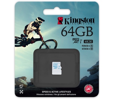 Kingston microSD Action Camera UHS-I U3 64GB