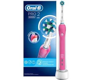Oral-B Pro 2 2000 CrossAction Pink Elektrische Tandenborstel