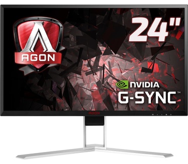 AOC AGON AG241QG Rood, Zwart
