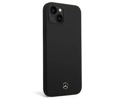 Mercedes-Benz Silicone Back Case - iPhone 14 Plus (6.7") - Zwart Zwart