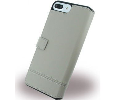 BMW Imprint Leather BookCase - Apple iPhone 7 Plus (5.5") - Taupe Bruin