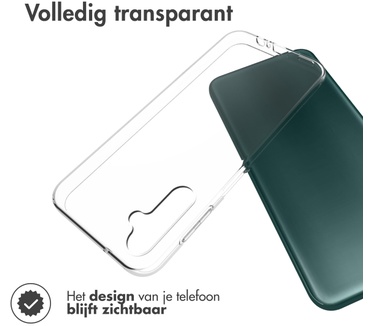 Accezz Clear Backcover Samsung Galaxy A14 (5G) - Transparant
