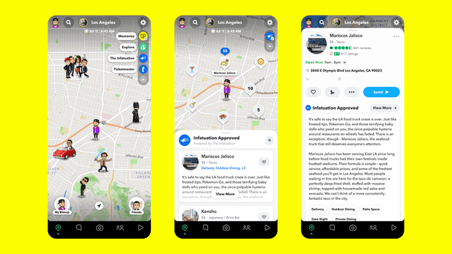 Snap Map Layer