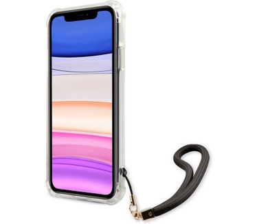 Guess Marble Shockproof Back Case - iPhone 12 Mini (5.4") - Grijs Grijs