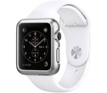 Spigen Thin Fit Apple Watch (38mm) Case - SGP11489 - Zilver