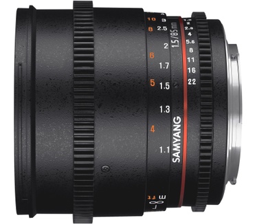 Samyang Optics 85mm T1.5 VDSLR AS IF UMC II
