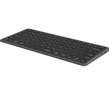 Rapoo UCK-6001 Ultraslim Keyboard 8in1 USB-C Multiport Hub Zwart