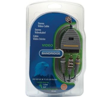 Bandridge 2m RCA/Scart Cable