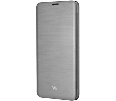 LG V30 Premium Flip case - Zilver