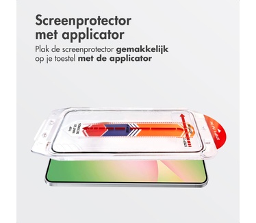 Accezz glas screenprotector met anti-dust applicator