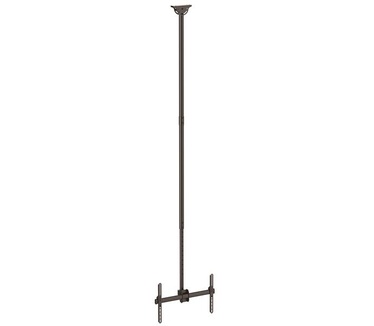 Startech.com TV beugel voor hoog plafond 2,5 m tot 3 m lange stang voor 32" to 75" tv's volledig instelbaar
