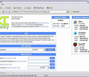 KCeasy 0.15 RC 4 screenshot (resized)