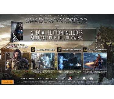 Middle-Earth: Shadow of Mordor Special Edition, PlayStation 4