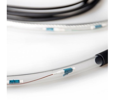 Advanced Cable Technology 50 meter Multimode 50/125 OM3 indoor/outdoor kabel 4 voudig met LC connectoren