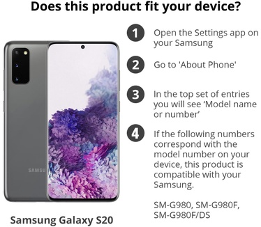 Selencia Echt Lederen Bookcase Samsung Galaxy S20 - Lichtblauw