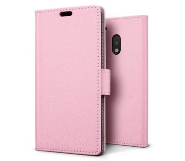 qMust Motorola Moto G4 / G4 Plus Wallet Case - TPU frame - Pink