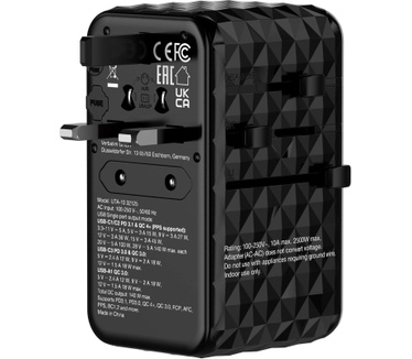 Verbatim GaN III universele reisadapter UTA-10