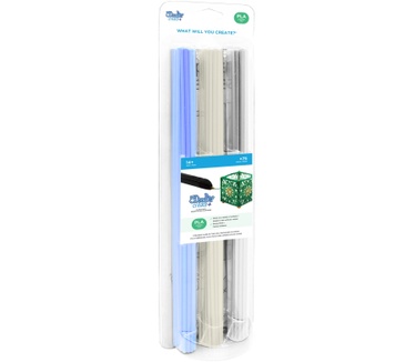 3Doodler CREATE FILAMENT PLA 3 COLORS PL-CLEAR-75