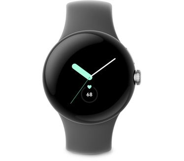 Google Pixel Watch WiFi Zilver (Zwart)