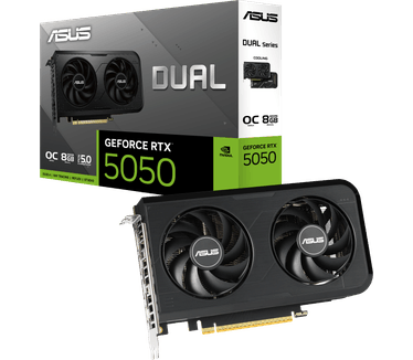 ASUS Dual GeForce RTX 5050 8GB GDDR6 OC Edition