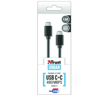 Trust 1m, 2xUSB2.0-C