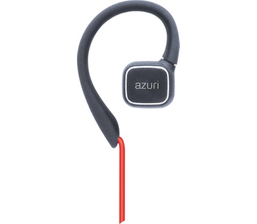 Azuri True Wireless Twin BT oortelefoon met earhook sport 1 (Rood)