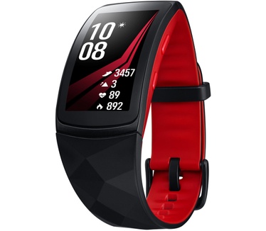 Samsung Gear Fit 2 Pro Small Zwart (Rood, Zwart)