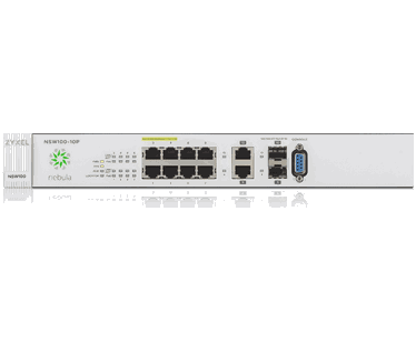 ZyXEL NSW100-10P Cloud Managed 8-Port L2 Switch