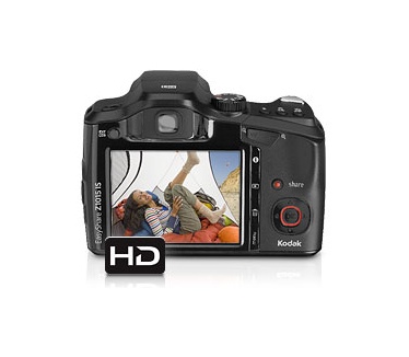 Kodak Easyshare Z1015 IS Zwart (Achterkant)