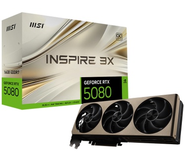 MSI GeForce RTX 5080 16G INSPIRE 3X OC