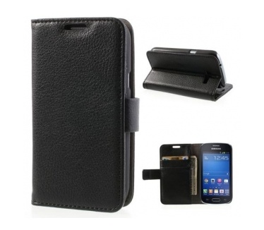qMust Wallet Case met stand Samsung Galaxy Trend Lite (black)