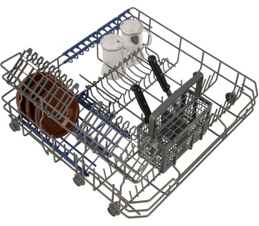 Salora DWC5500BL vaatwasser Aanrecht 6 couverts F