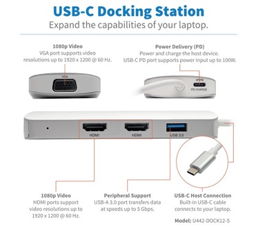 Tripp-Lite U442-DOCK12-S