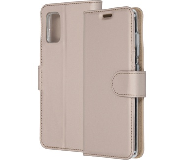 Accezz Wallet Softcase Bookcase Samsung Galaxy A41 - Goud