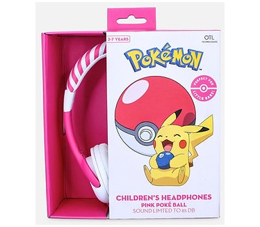 OTL Technologies Pokémon Pokéball Pink Kids