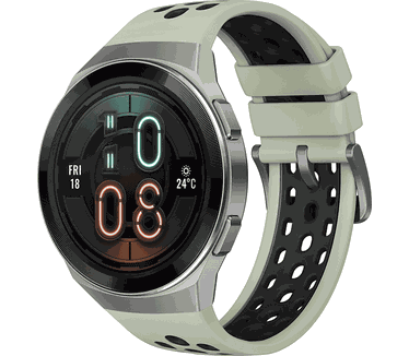 Huawei Watch GT 2e + Bodyfit Scale Zilver (Groen, Zwart)