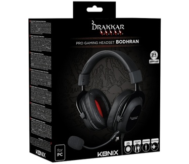 Konix Drakkar Prime 7.1 Pro Bodhran (Zwart)