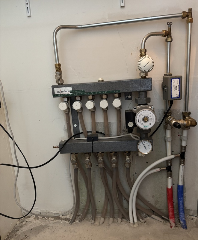 Vloerverwarming verdeler