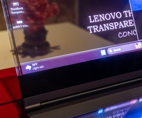 Lenovo ThinkBook Transparent Display laptop