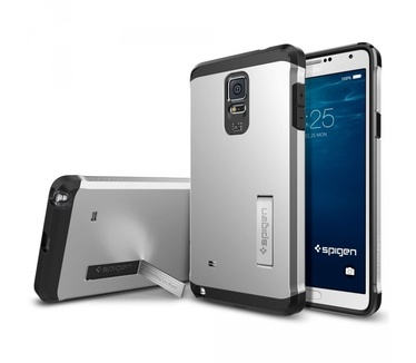 Spigen Case Tough Armor Samsung Galaxy Note 4 SGP11141 (Satin Silver)