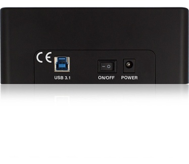 Ewent Dual Docking Station USB 3.1 Gen1 (USB3.0) voor 2.5 en 3.5 inch SATA HDD/SSD Zwart