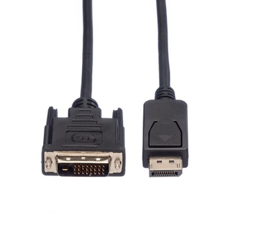 Value DisplayPort Kabel DP Male - DVI (24+1) Male, LSOH 1,0m