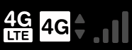 4G icoon op PadFone