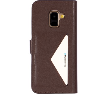 Mobiparts Classic Wallet Case Samsung Galaxy A8 (2018) Brown