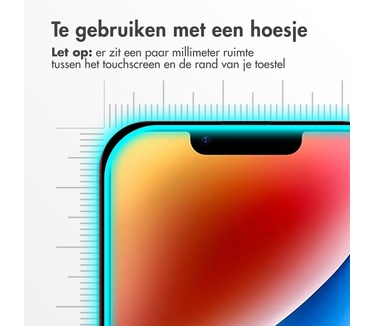 Accezz Gehard Glas Screenprotector 2-pack Apple iPhone 13 Pro Max / 14 Plus