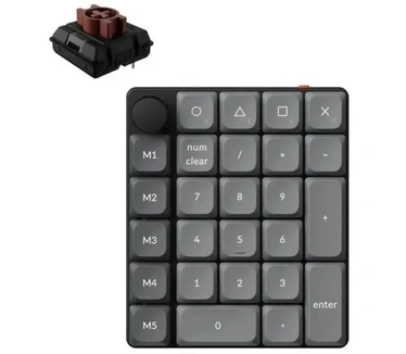 Keychron K0 Max QMK, Keychron Milk POM Brown