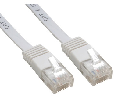 InLine Flat patch cord UTP Cat.6 5m Grey