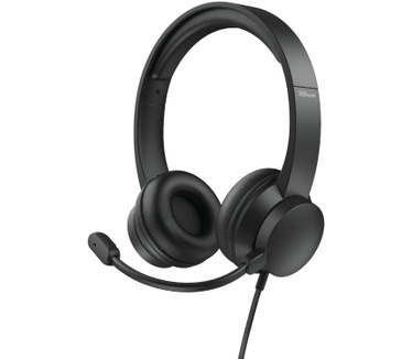 Trust HS-200 On-Ear USB Headset - BUSINESS MODEL